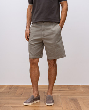 Brunello Cucinelli Серые шорты MP52DU0010
