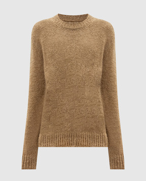 Jil Sander Коричневий светр з вовною альпаки J02GP0189J14628