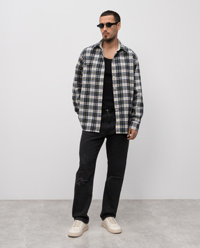 Maison Margiela MM6 Двухсторонняя рубашка в клетку SH2DT0016M35444