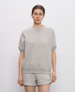 Jil Sander Серый меланжевый свитшот J40GC0137J20010