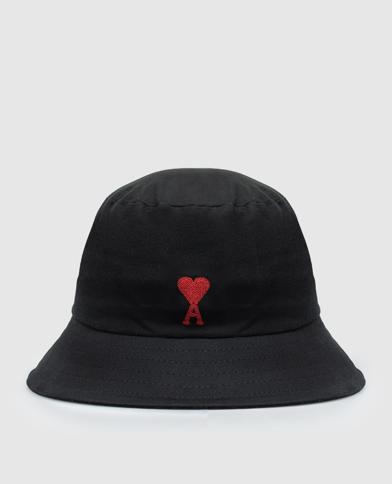 

Черная панама с вышивкой Ami de Coeur, Черный, Панамы