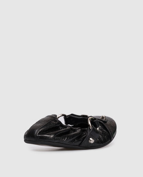 Balenciaga Чорні шкіряні балетки 828095WAD4Y