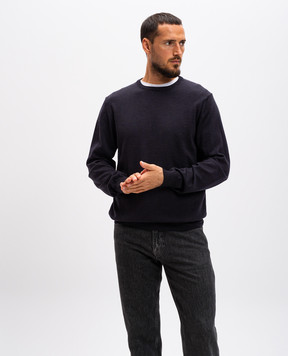 Cashmere&Whiskey Серый джемпер из шерсти 92392