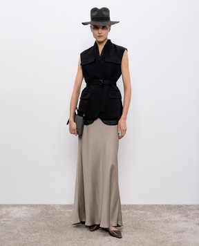 Brunello Cucinelli Бежева спідниця максі M0H38G3570