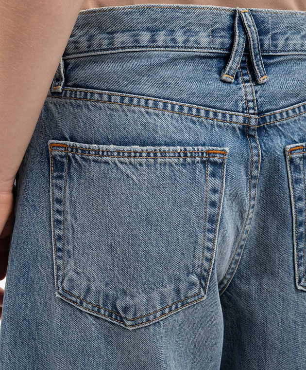 SLVRLAKE Голубые джинсы Tess Long с эффектом потертости TESL707S изображение 5