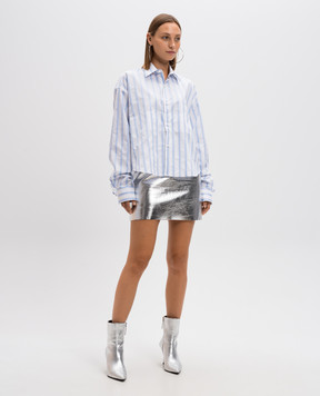 Vetements Блакитна сорочка в смужку WA65SH201N
