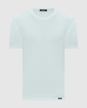Tom Ford Зелена футболка з нашивкою логотипа T4M081040