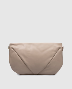 Gianni Chiarini Бежевая кожаная сумка кросс-боди Allegra BS11431FOUCLD