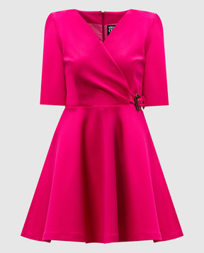 Versace Jeans Couture Розовое платье мини в стиле барокко 77HAO932N0394