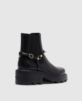 Valentino Чени кожаные челси ROCKSTUD 5W0S0KU2AWE