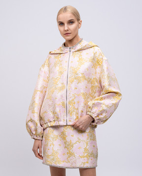 Twin Set Actitude Куртка з квітковим візерунком з кристалами 251AP2103