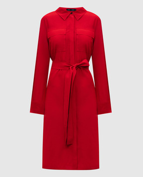 PROENZA SCHOULER Червона сукня-сорочка McKenna з шовком R2523034BY297