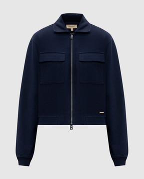 Woolrich Синя спортивна куртка з логотипом CFWWSW2003FRUT5051