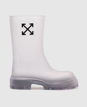 Off-White Прозорі чоботи Reboot Arrow OWIE049S25MAT002