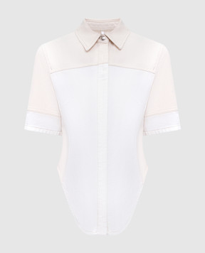 Max Mara Sportmax Бежева джинсова сорочка QUARTO QUARTO