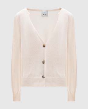 Allude Білий кардиган з кашеміру 24511223