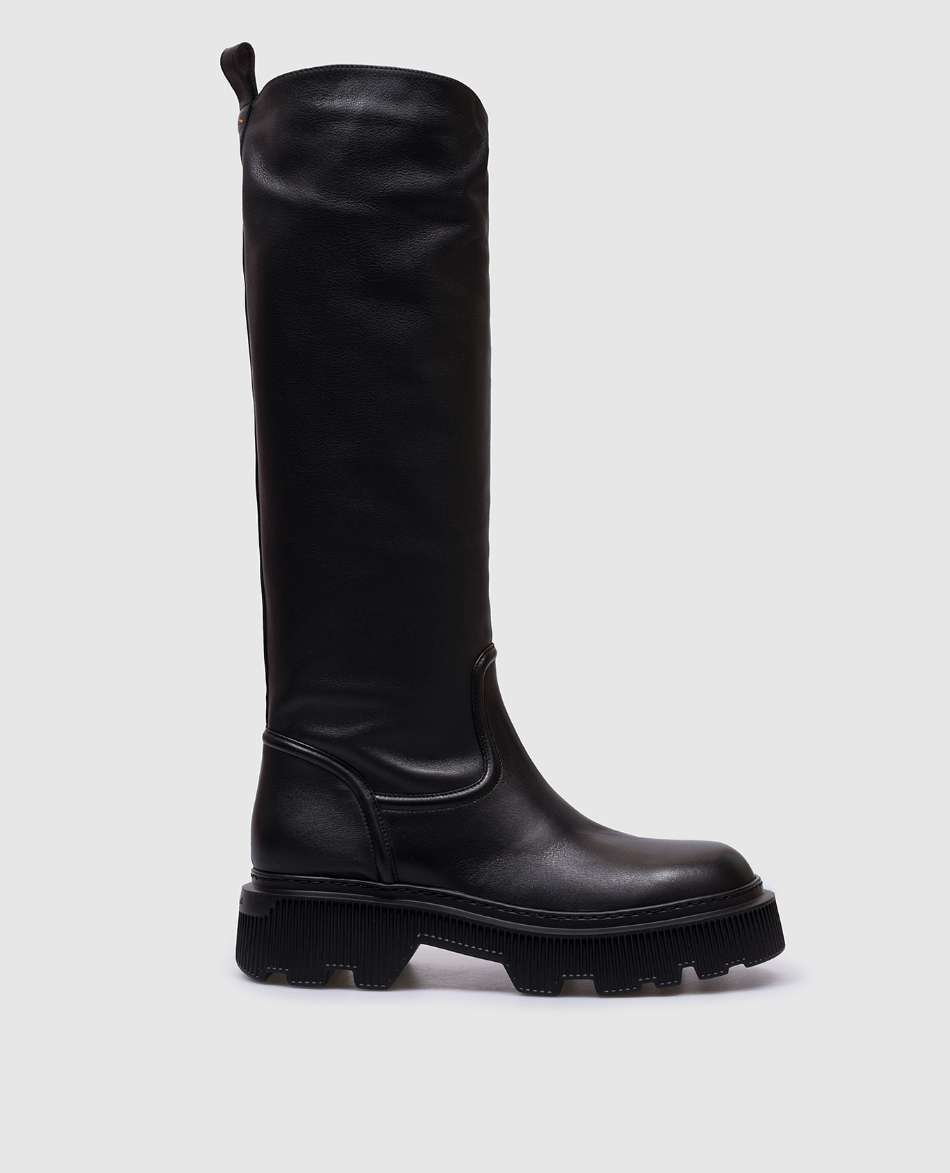 

Черные кожаные сапоги Chicboot, Черный, Сапоги