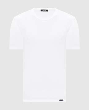 Tom Ford Белая футболка с нашивкой логотипа T4M081040