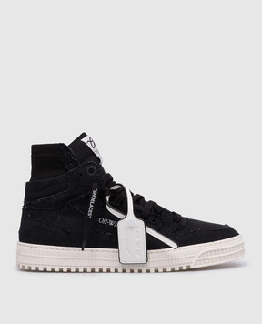 Off-White Черные хайтопы 3.0 Off Court OMIA065F24FAB001