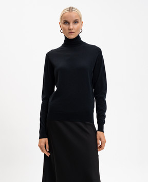 John Smedley Чорний гольф AOFIE з вовни мериноса AOFIE