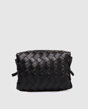Bottega Veneta Чорна шкіряна сумка Loop 723547V1G11