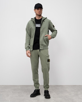 Stone Island Зеленые джогеры с логотип патч K1S156200011S0051