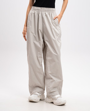 Vetements Бежевые спортивные брюки с лампасами UA66PA320W
