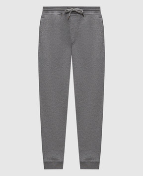 Brunello Cucinelli Серые меланжевые джогеры MM8313233G