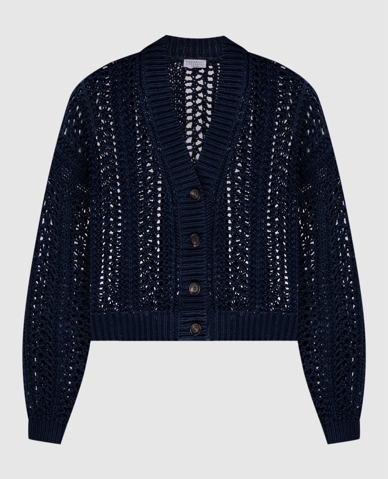 

Синий ажурный кардиган Ribbed, Кардиганы