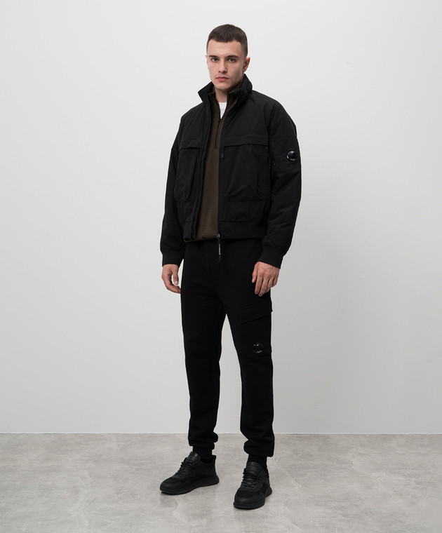 C.P. Company Черная куртка Pro-Tek с логотипом MOW105A004117A изображение 2