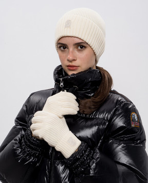 Parajumpers Бежеві рукавички з вовни мериноса 25WPAGLGL15