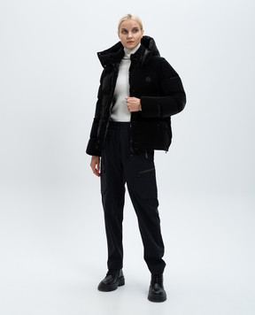 Moncler Grenoble Чорні штани з логотипом J20982A00003597FA