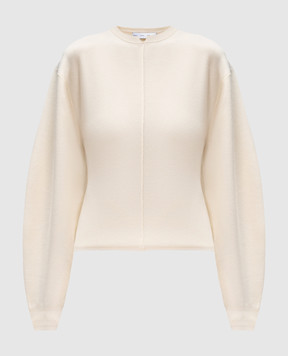 PROENZA SCHOULER Білий джемпер Carolina з декоративними рядками WL2517594KY337