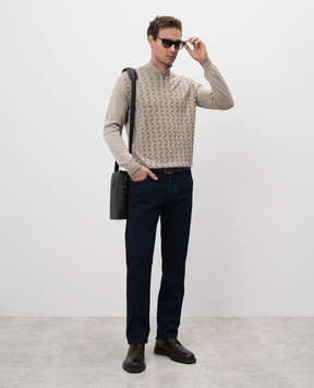 Cashmere&Whiskey Сині джинси з патчем логотипа BALVANO871