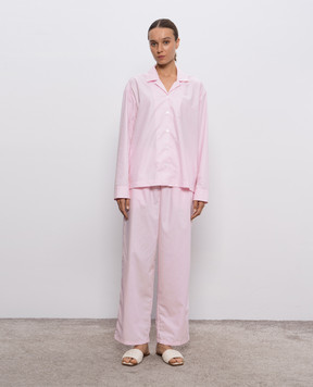 Dore & Rose Розовая пижамная рубашка в полоску LONGSLEEVESTRIPEDPJTOP