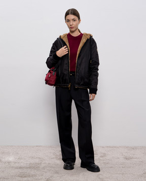 Moncler Двухсторонняя куртка с логотипом K20938G0001689AOF