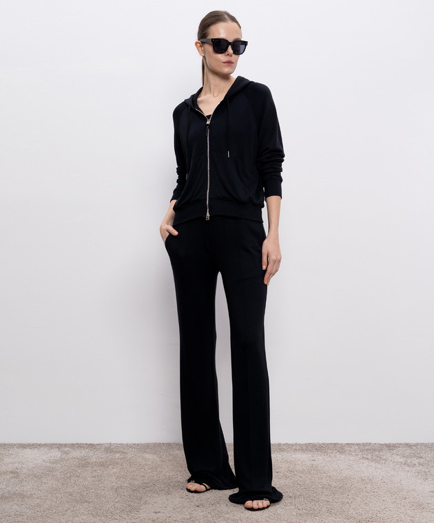 Tom Ford Черная спортивная куртка с логотипом FLJ064JEX141 изображение 2
