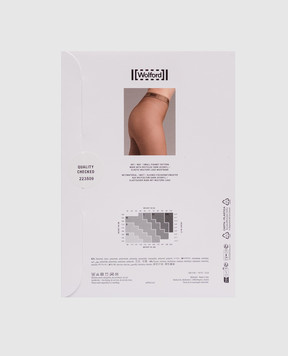 Wolford Бежевые колготки в сетку Twenties Econyl 19393