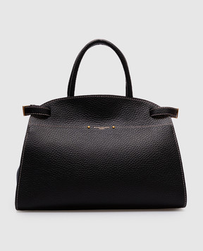 Gianni Chiarini Чорна шкіряна сумка-тоут Farah BS11466TKLCM
