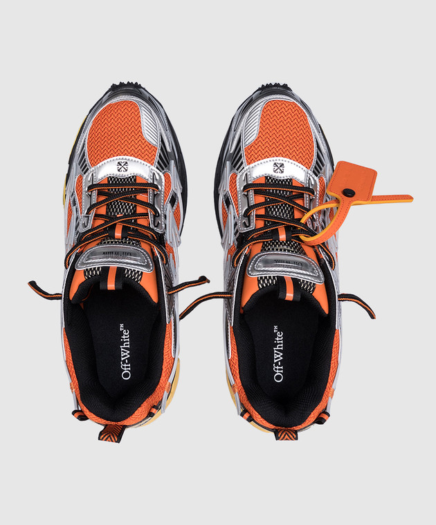 オレオ様オーダー Off-White - Оранжевые кроссовки Be Right Back с логотипом