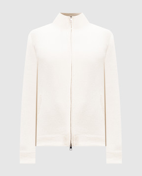 Cashmere&Whiskey Белый кардиган из кашемира MU7931307341PF