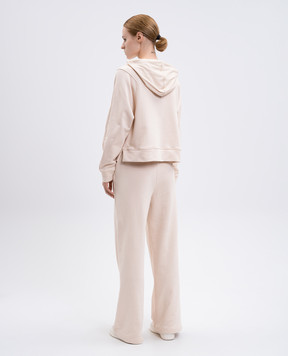 Twinset Бежевий спортивний костюм з логотипом 252TP2681