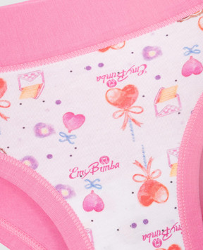 RiminiVeste Детские розовые трусики Lovely с принтом Emy Bimba B2839J