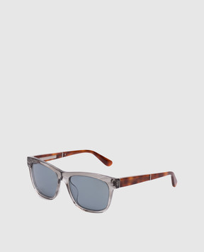 Brunello Cucinelli Серые очки с логотипом MOCMULTS03