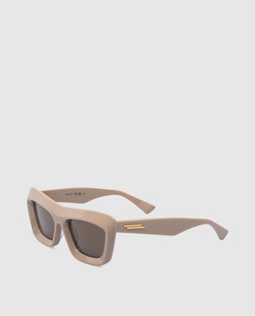 Bottega Veneta Коричневые солнцезащитные очки 779417V2Q30