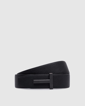 Tom Ford Чорний шкіряний ремінь T ICON TB178LCL236L