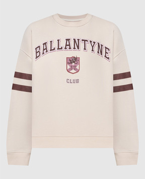 Ballantyne Бежевий світшот CLUB HERITAGE з логотипом BLW152UCT96