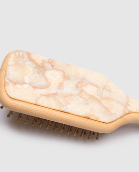 Emi Jay Жовта щітка для волосся з логотипом BAMBOOBRUSHCHANTILLY