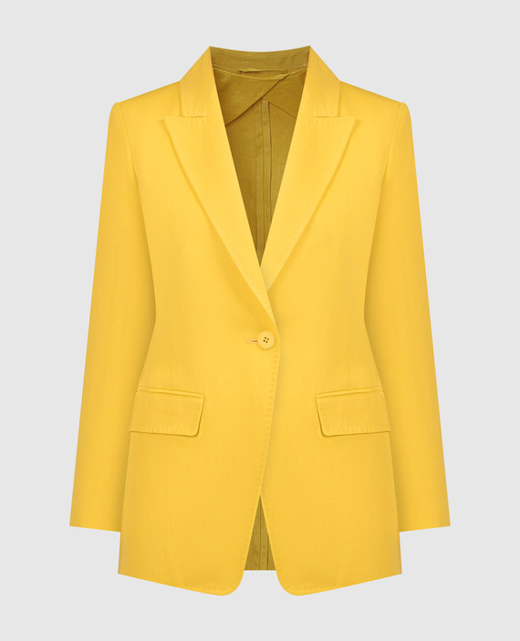 Yellow Gitane jacket with linen