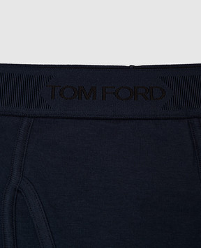 Tom Ford Сині труси-боксери з логотипом T4LC32040